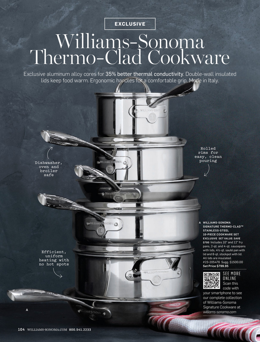 Williams-Sonoma - December 2016 Catalog - Wolf Gourmet Oven, Red