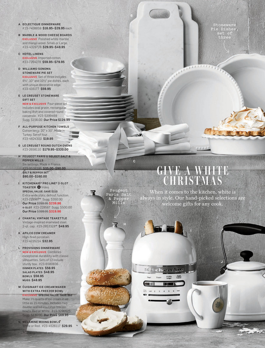 Williams-Sonoma - Holiday 2016 Great Gifts - All Purpose Pantry