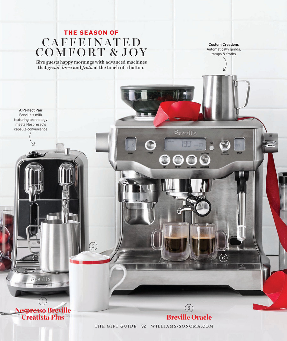 Williams-Sonoma - Fall 2016 Catalog - Breville Grind Control Coffee Maker