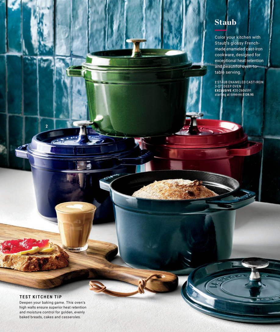 Williams-Sonoma - Summer 2025 - Staub Enameled Cast Iron Deep Oven