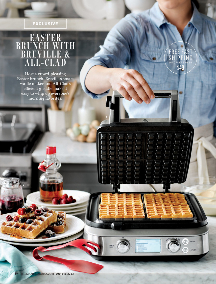 breville the smart waffle maker