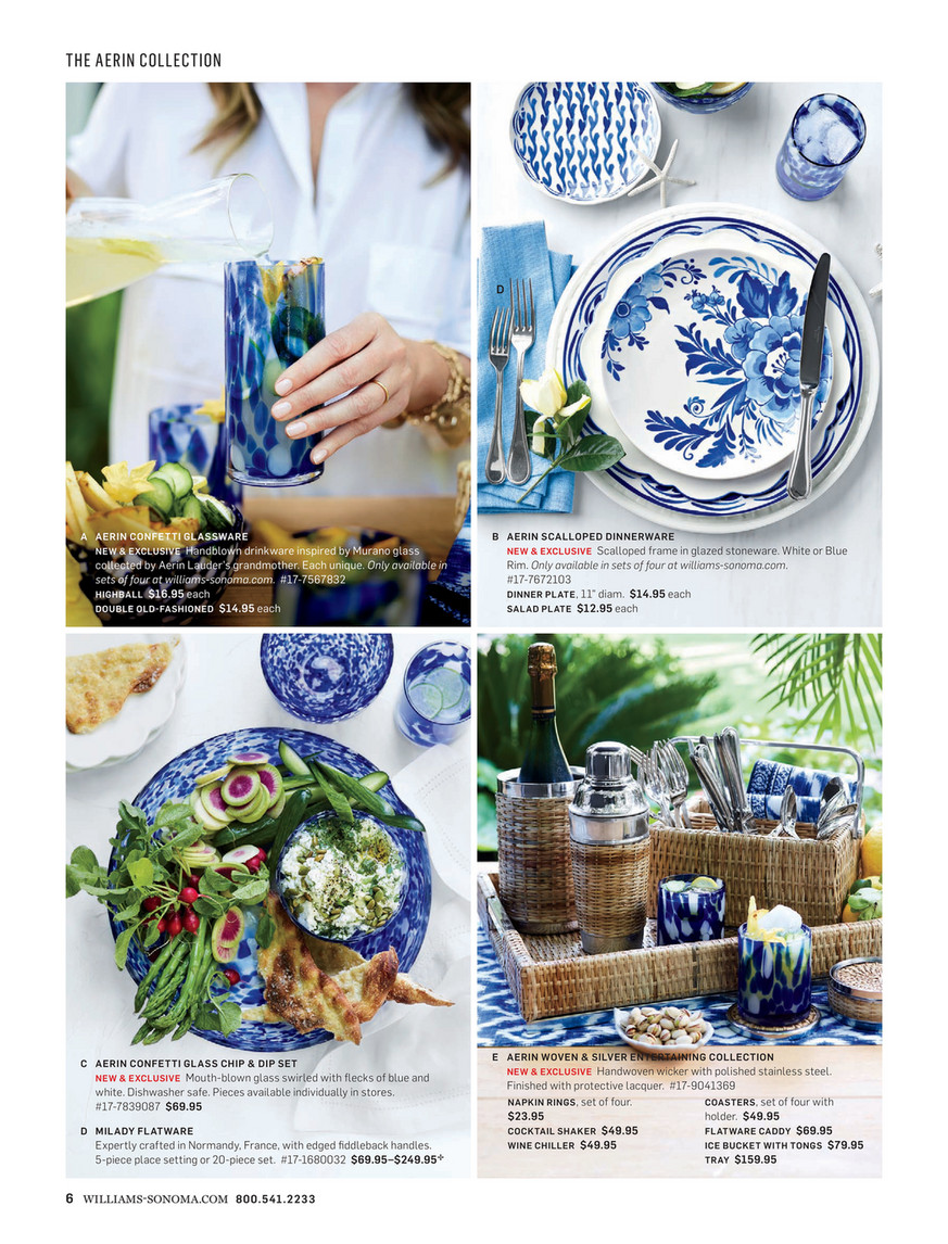 Williams Sonoma May 2017 Catalog AERIN Round Hapao Place Mat