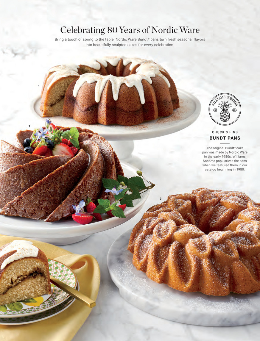 Williams-Sonoma - Spring 2026 - Nordic Ware Laurel Wreath 80th