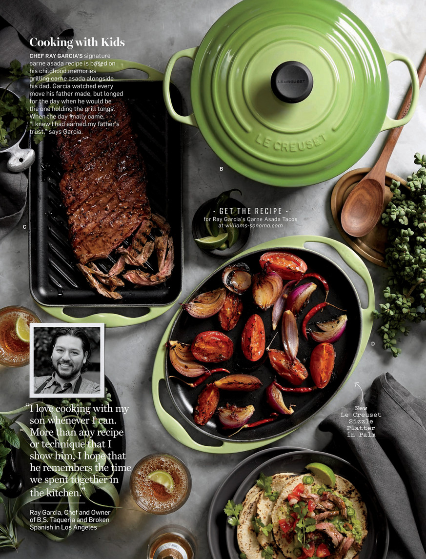 Williams-Sonoma - June 2017 Catalog - Spanish Paella Gift Set in Paella Pan