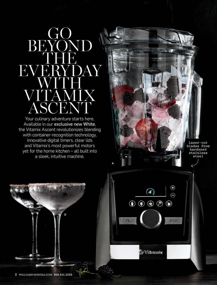 Vitamix - Ascent A3500 brushed stainless steel mixer