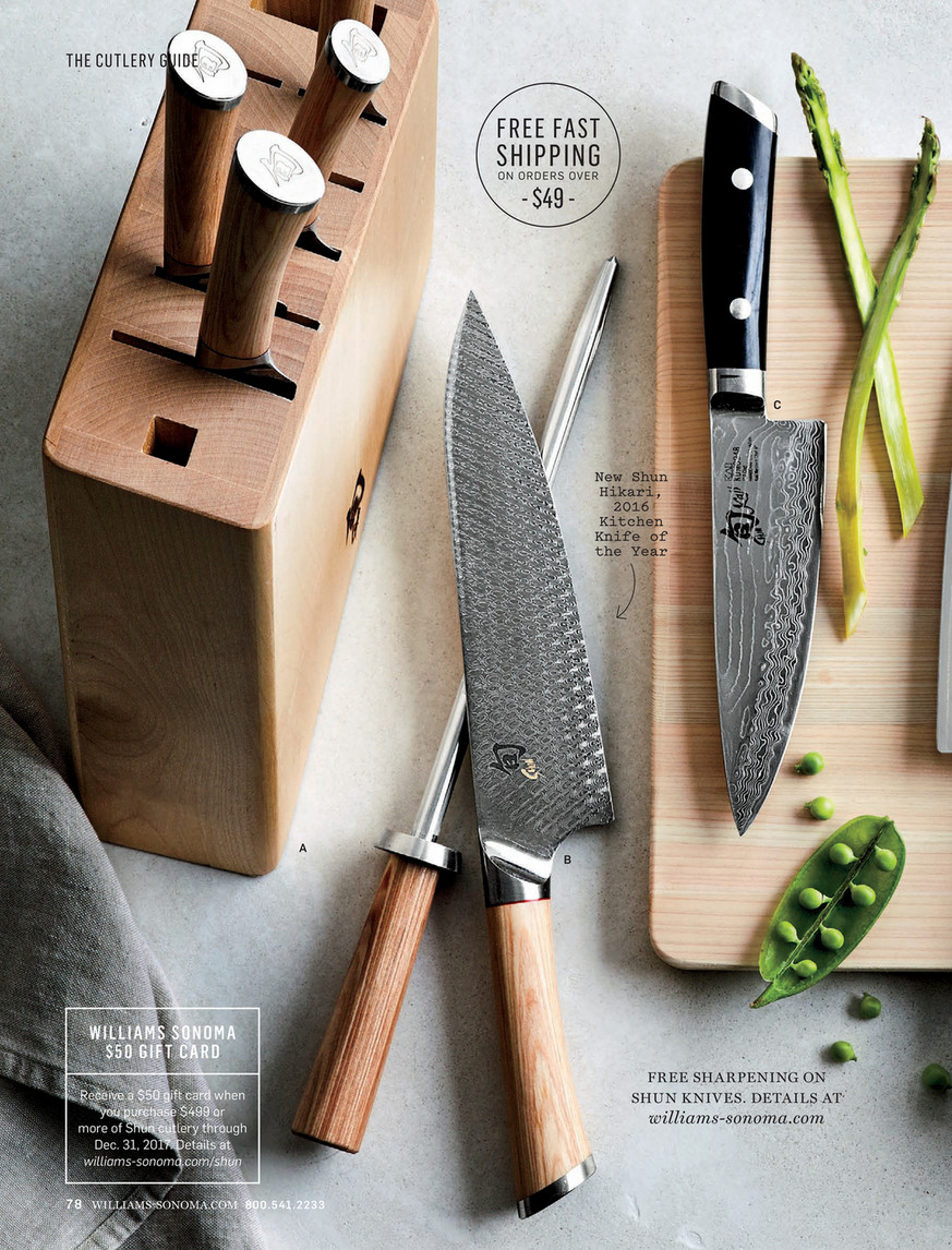Shun Hikari 4-Piece Knife Set  Knife, Kitchen knives, Knife sets