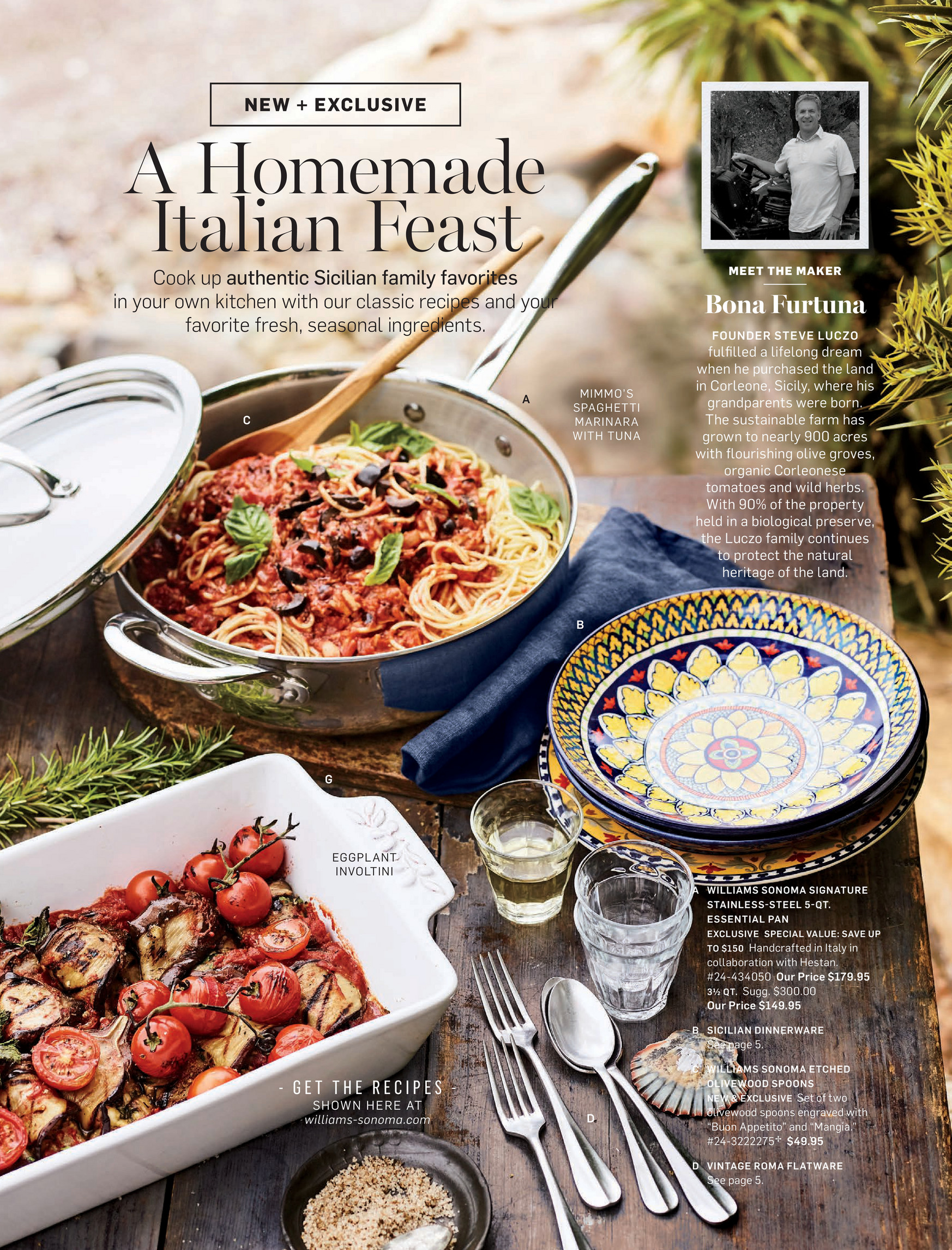 Williams-Sonoma - Fall 2 2017 Catalog - Piral Terra-Cotta Fish Baker, Red