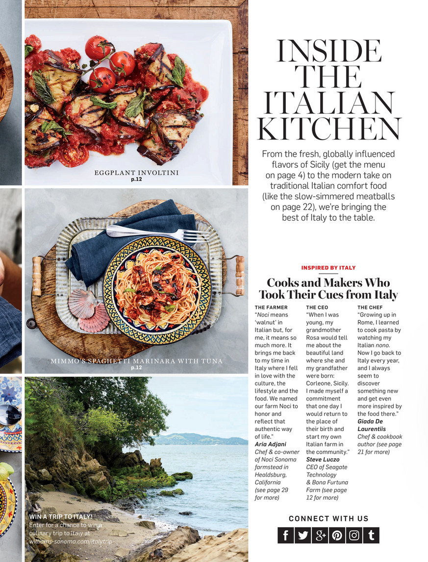 Williams-Sonoma - June 2017 Catalog - Williams Sonoma Bay Stripe