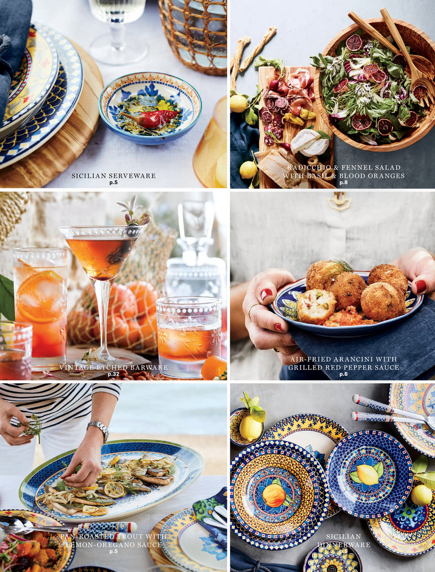 Williams-Sonoma - June 2017 Catalog - Williams Sonoma Bay Stripe