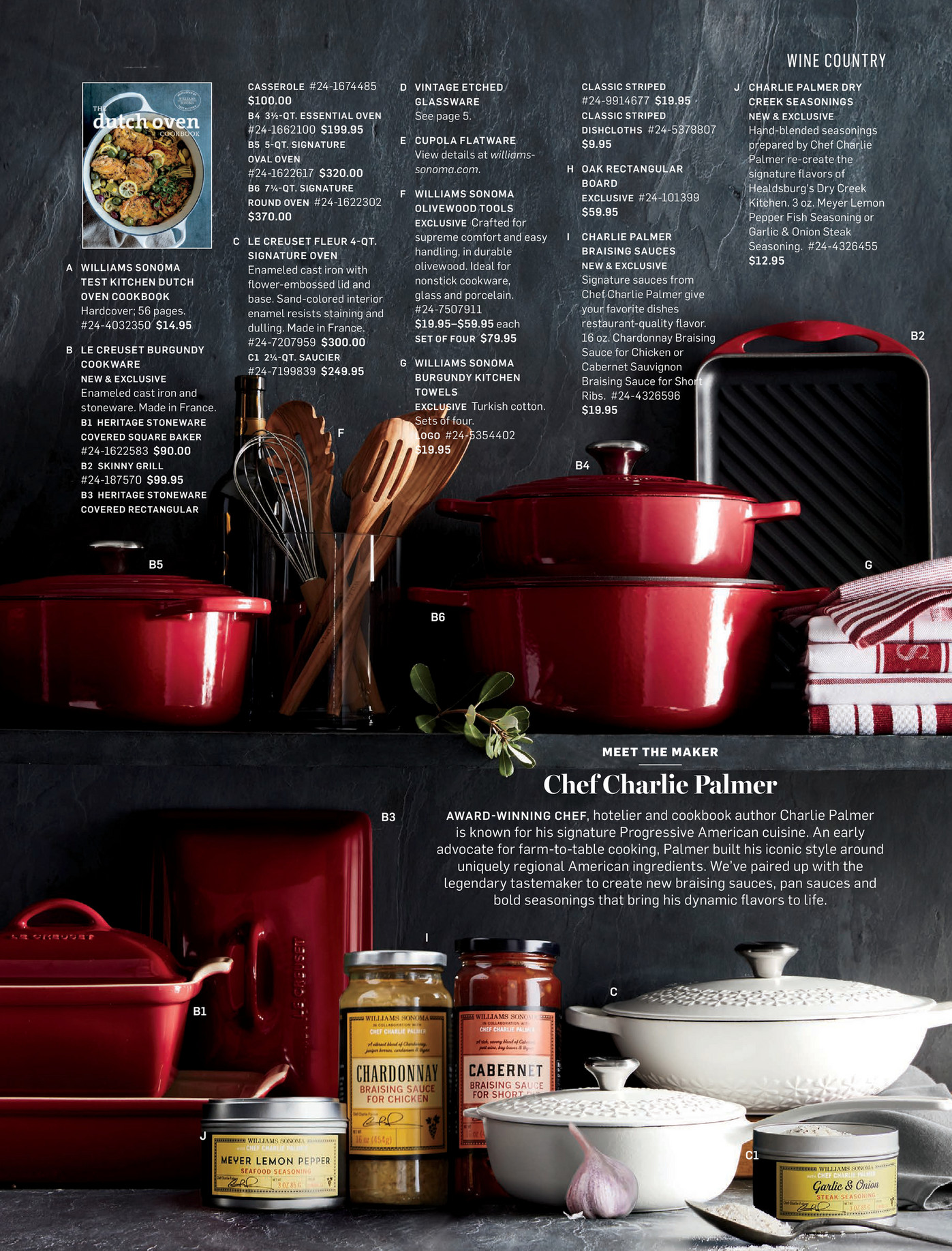 Williams-Sonoma - Fall 2 2017 Catalog - Piral Terra-Cotta Fish Baker, Red