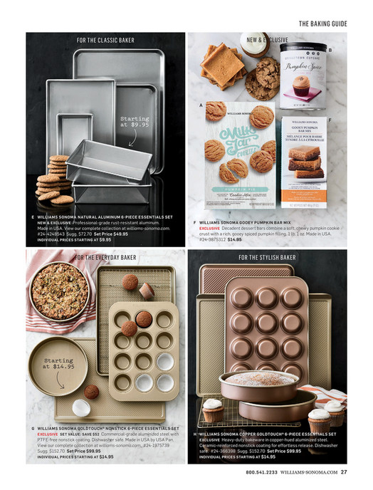 WilliamsSonoma Fall 4 Catalog Page 2627