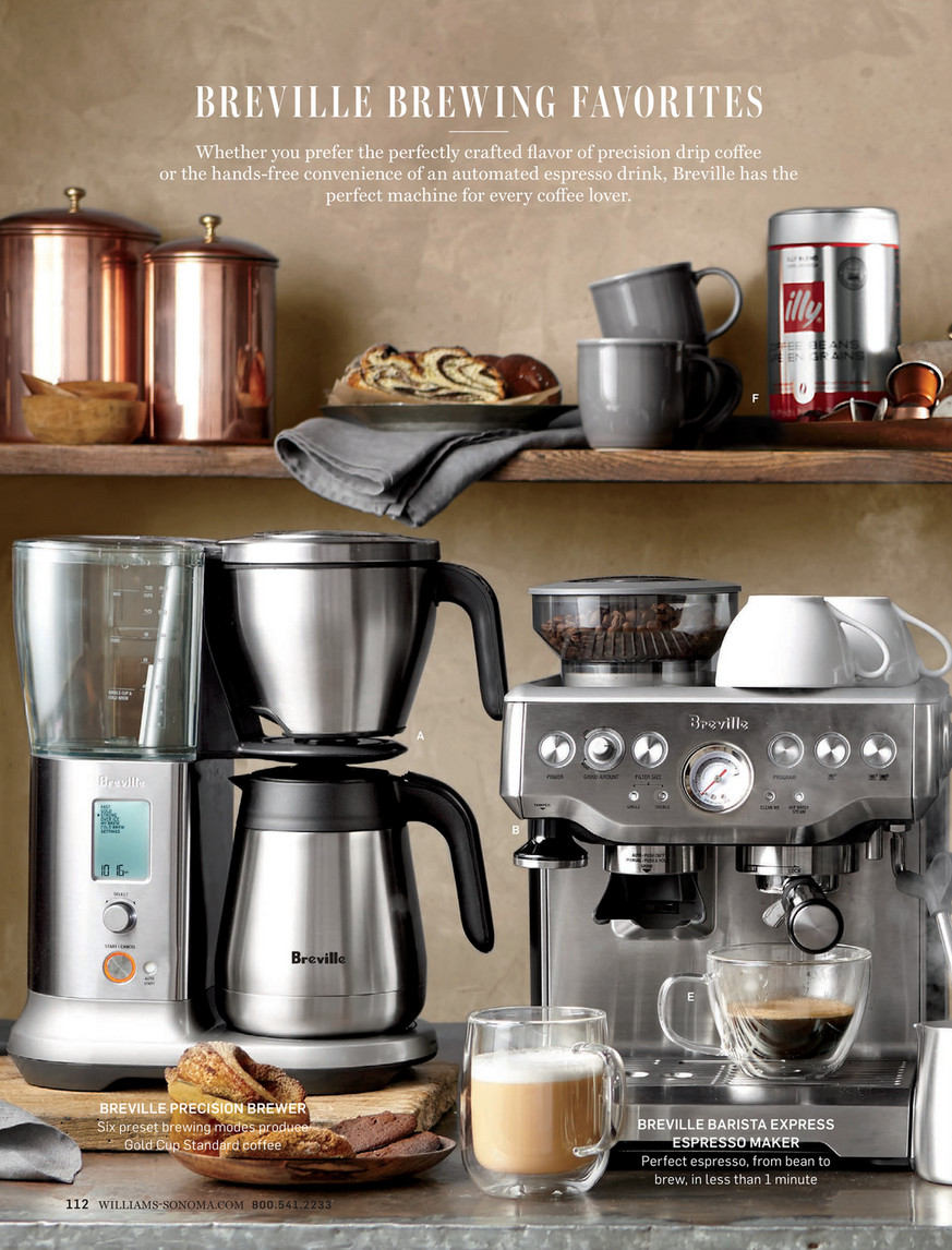 Williams-Sonoma - Fall 4 Catalog - Breville Precision Brewer Coffee Maker  with Thermal Carafe
