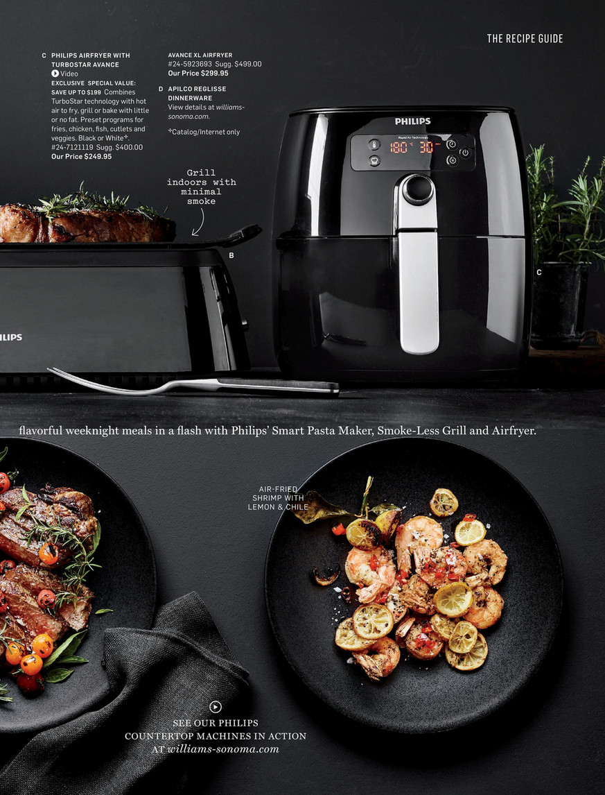 Williams-Sonoma - Fall 4 Catalog - Philips Smart Pasta Maker