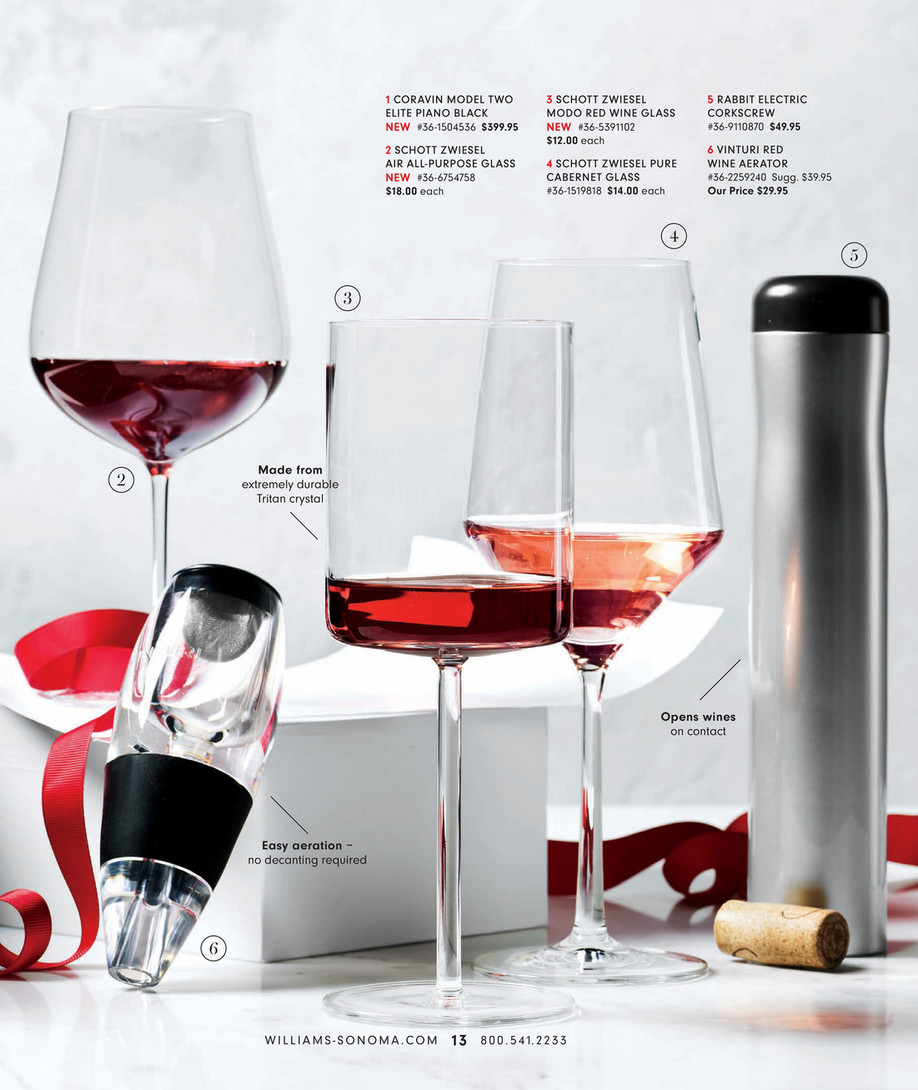 Schott Zwiesel Pure Crystal Wine Glasses (Set of 6)