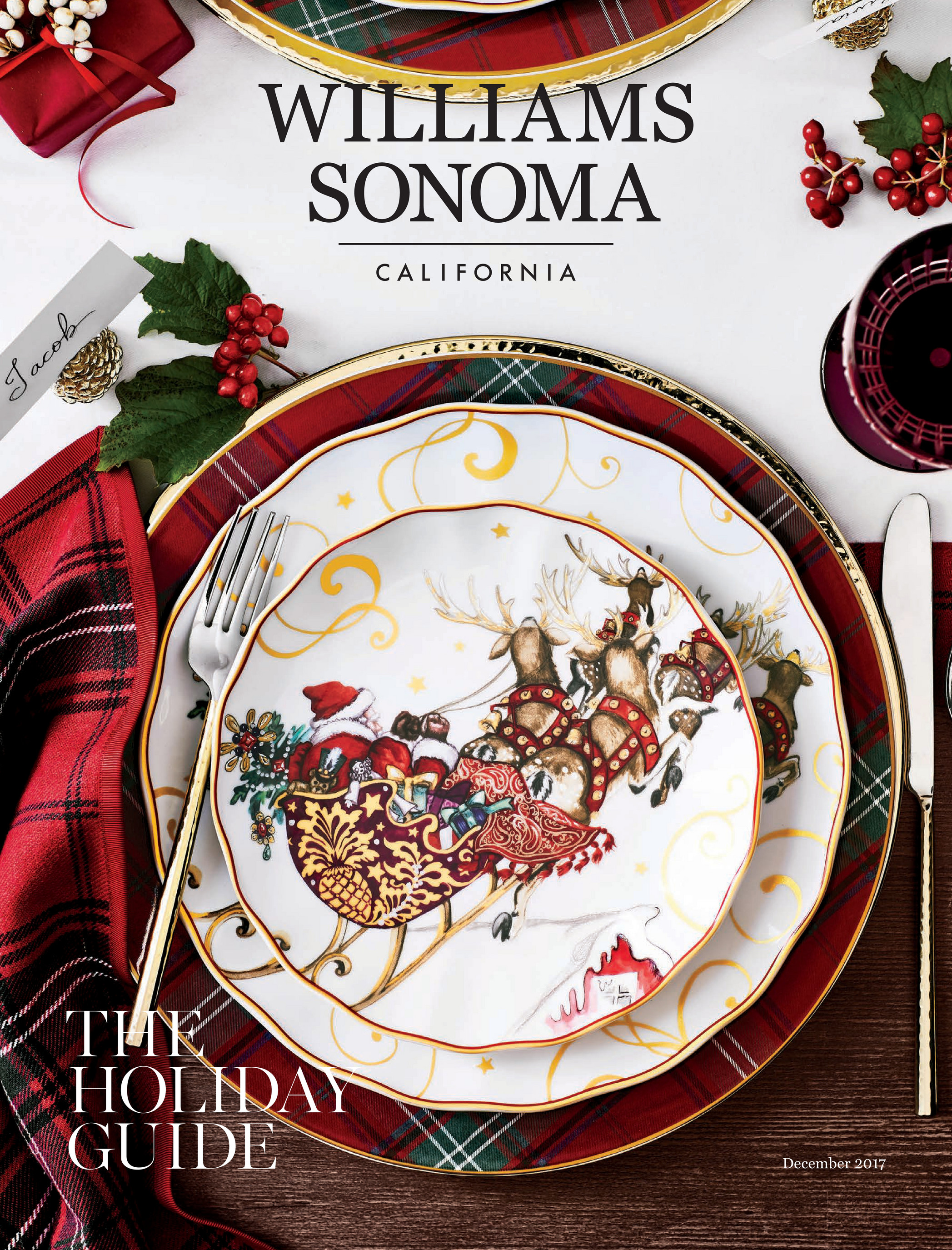 William sonoma christmas outlet dishes