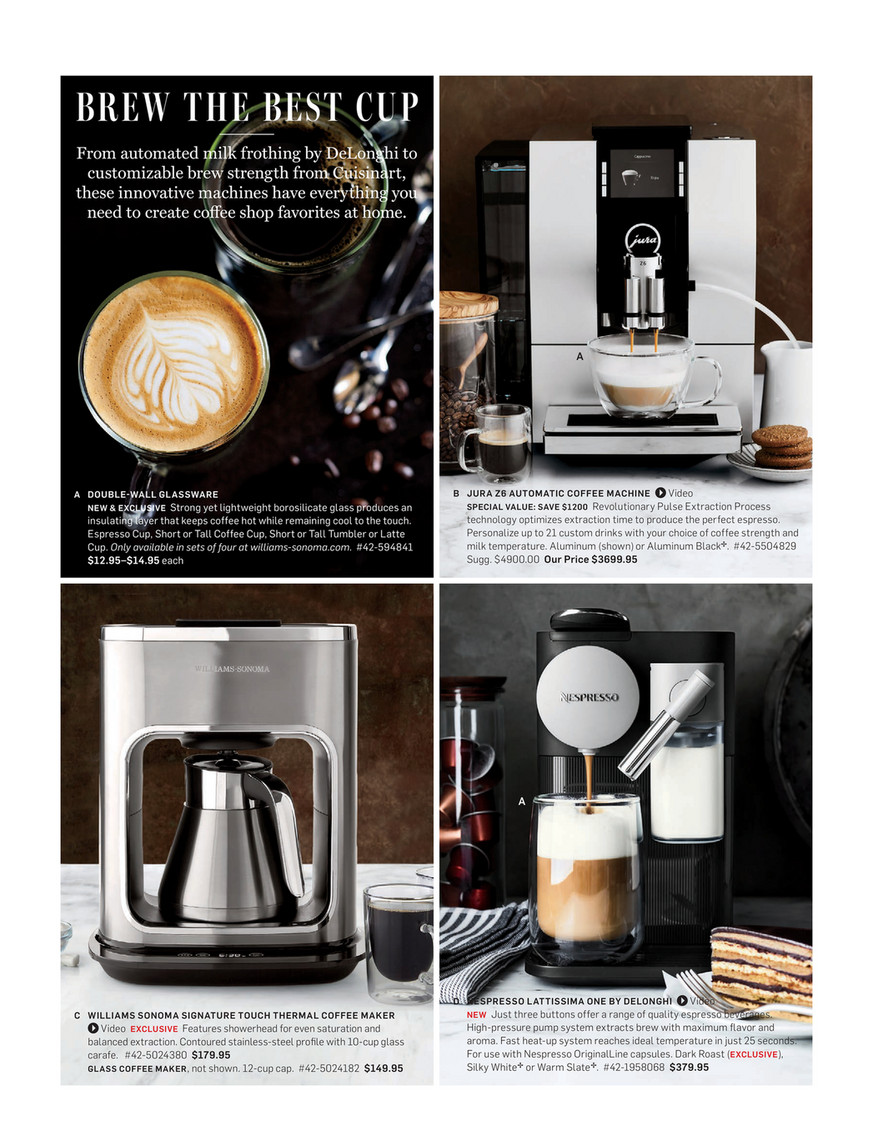 Coffee Makers  Williams Sonoma