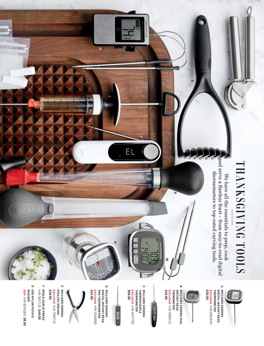 Williams Sonoma Digital Instant Read Pen Cooking Thermometer