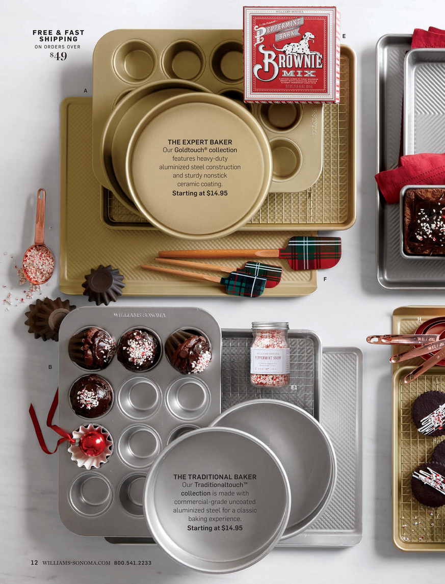 Williams Sonoma Traditional 6-Piece Bakeware Set