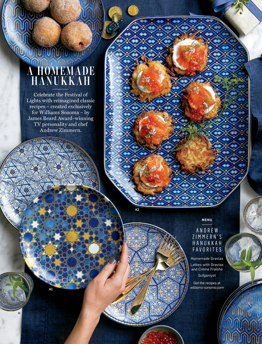 willams sonoma　セレブレーション Williams-Sonoma - Holiday Entertaining Guide 2018 - Blue Mosaic