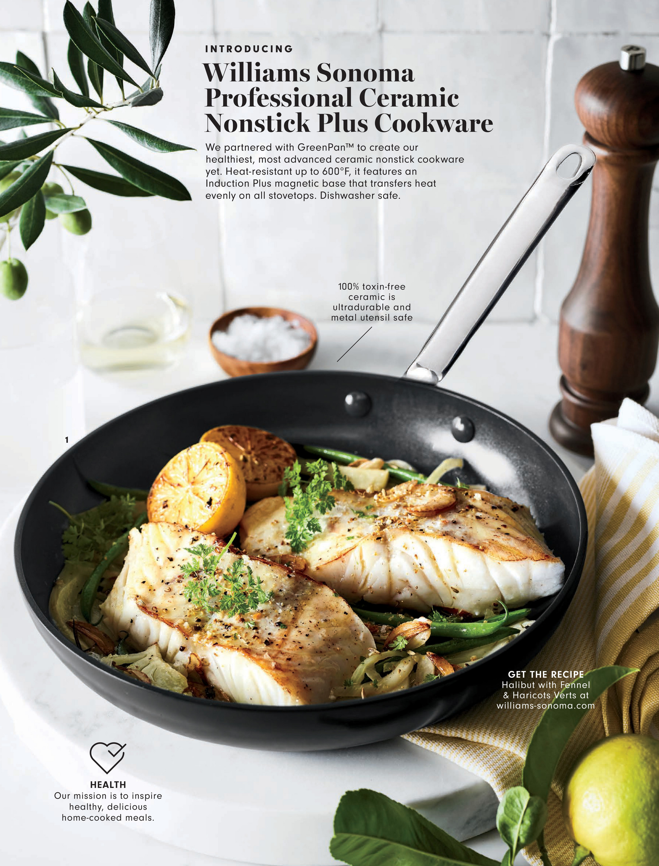 Williams-Sonoma - Winter 2019- Wholesome By Design - Le Creuset Signature  Enameled Cast Iron Round Dutch Oven, 2 3/4-Qt., Ocean