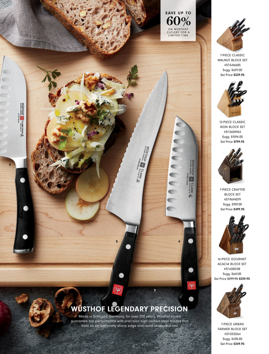 Wusthof Classic 12-piece knife block set