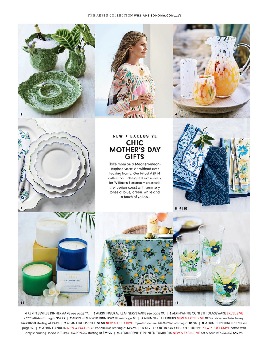 Williams Sonoma Introducing WS Coffee Capsules 2019 AERIN Ogee