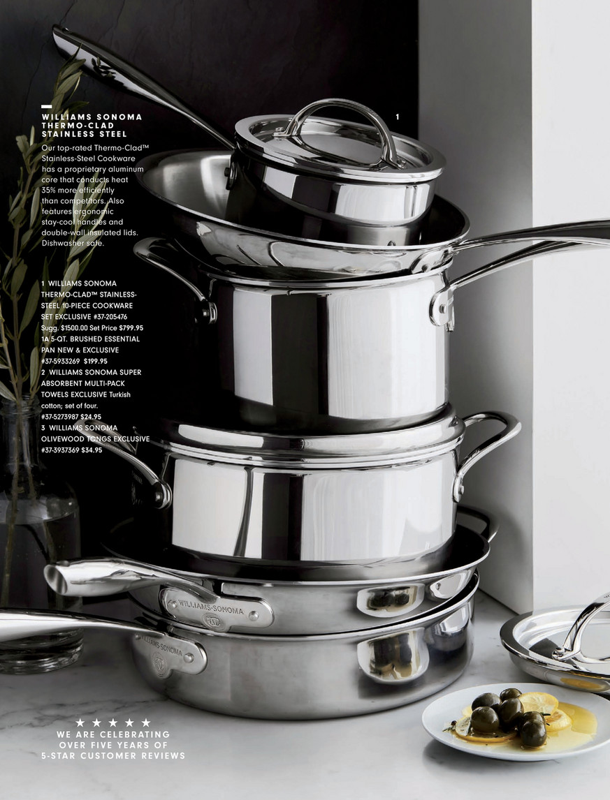 Signature™ Stainless Steel 10-Piece Cookware Set