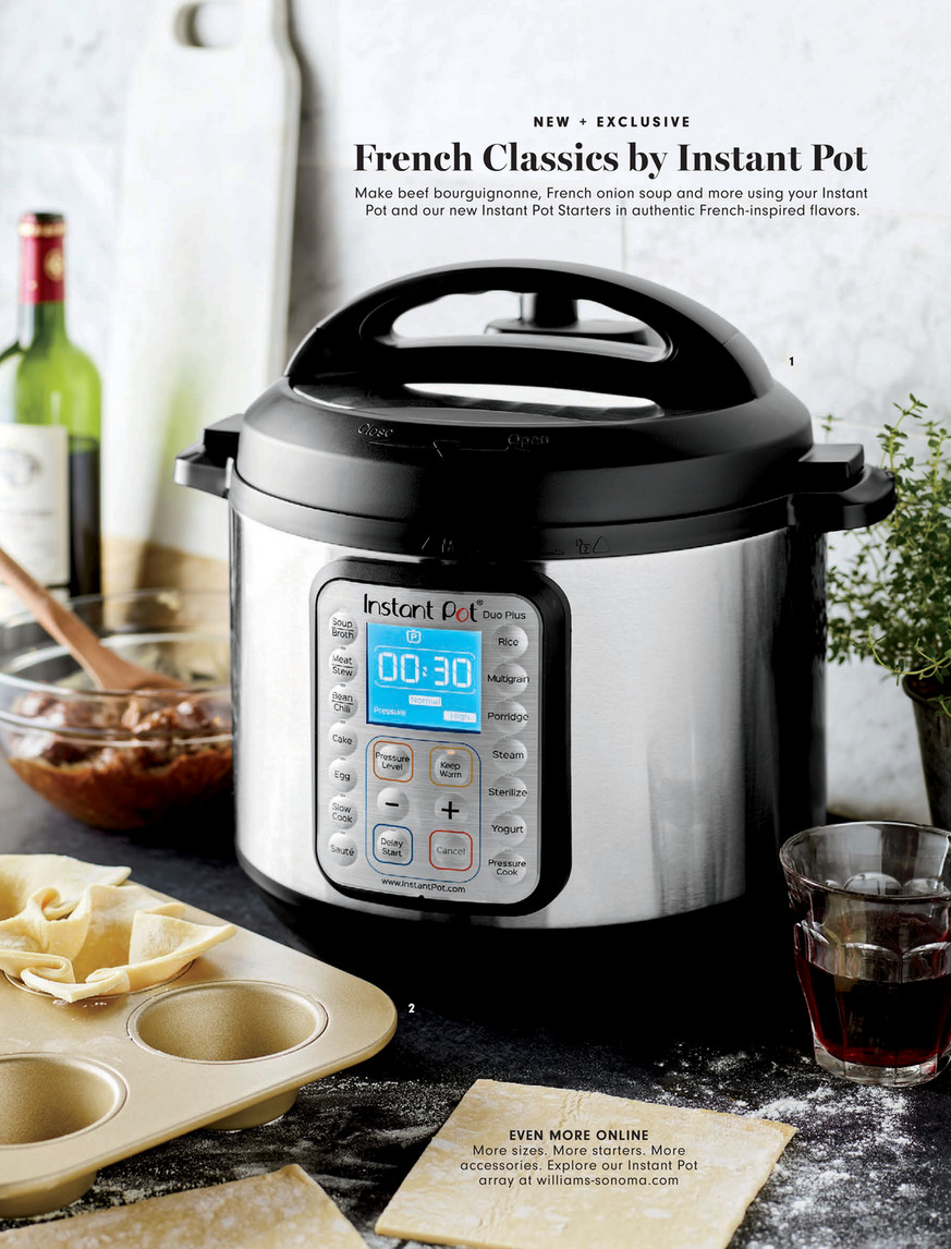 Williams Sonoma Instant Pot Duo Plus Multi-Use Pressure Cooker, 6-Qt.