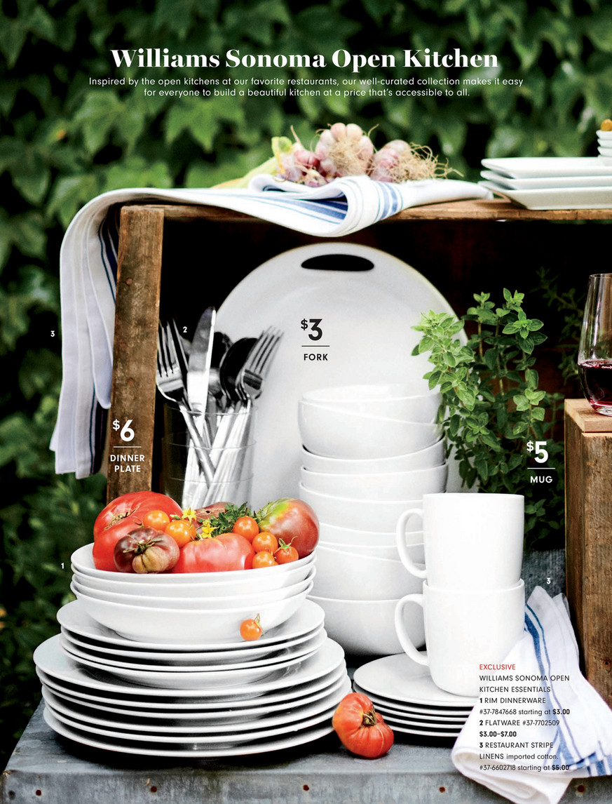 Coffee Mugs William Sonoma Open Kitchen Plates Set Of 4, 12oz White OPEN  KITCHEN Williams-Sonoma,