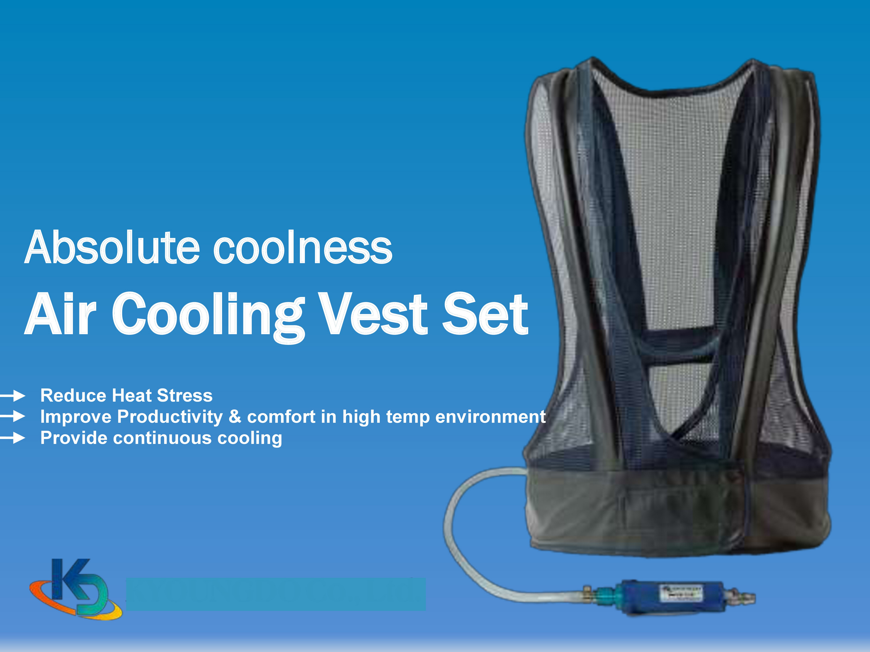 Compressed Air cooling vest 
