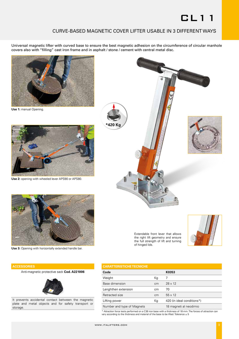 APS80 Wheeled Folding Lever