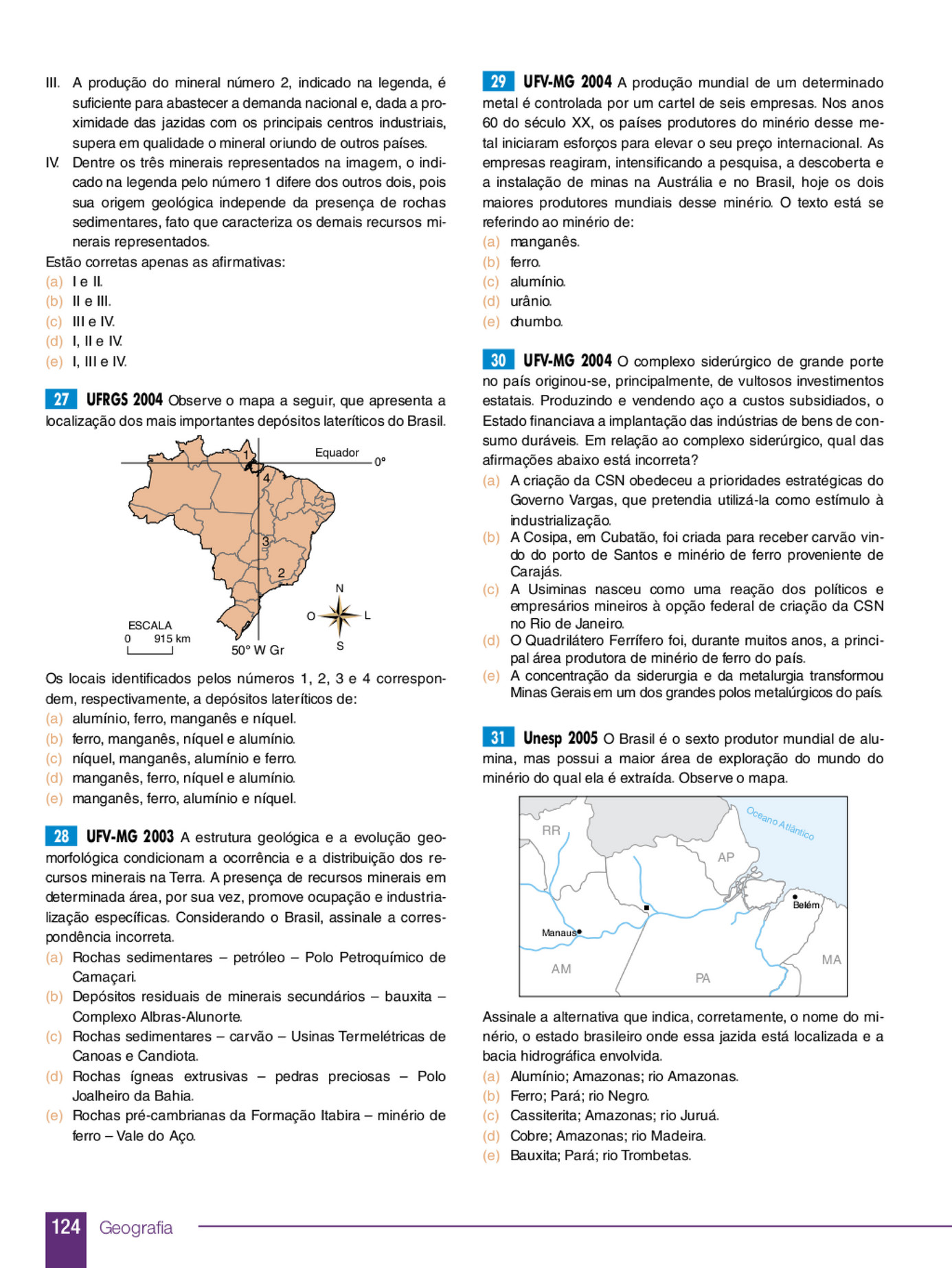 My publications - Geografia 1 - Página 124-125 - Created with Publitas.com