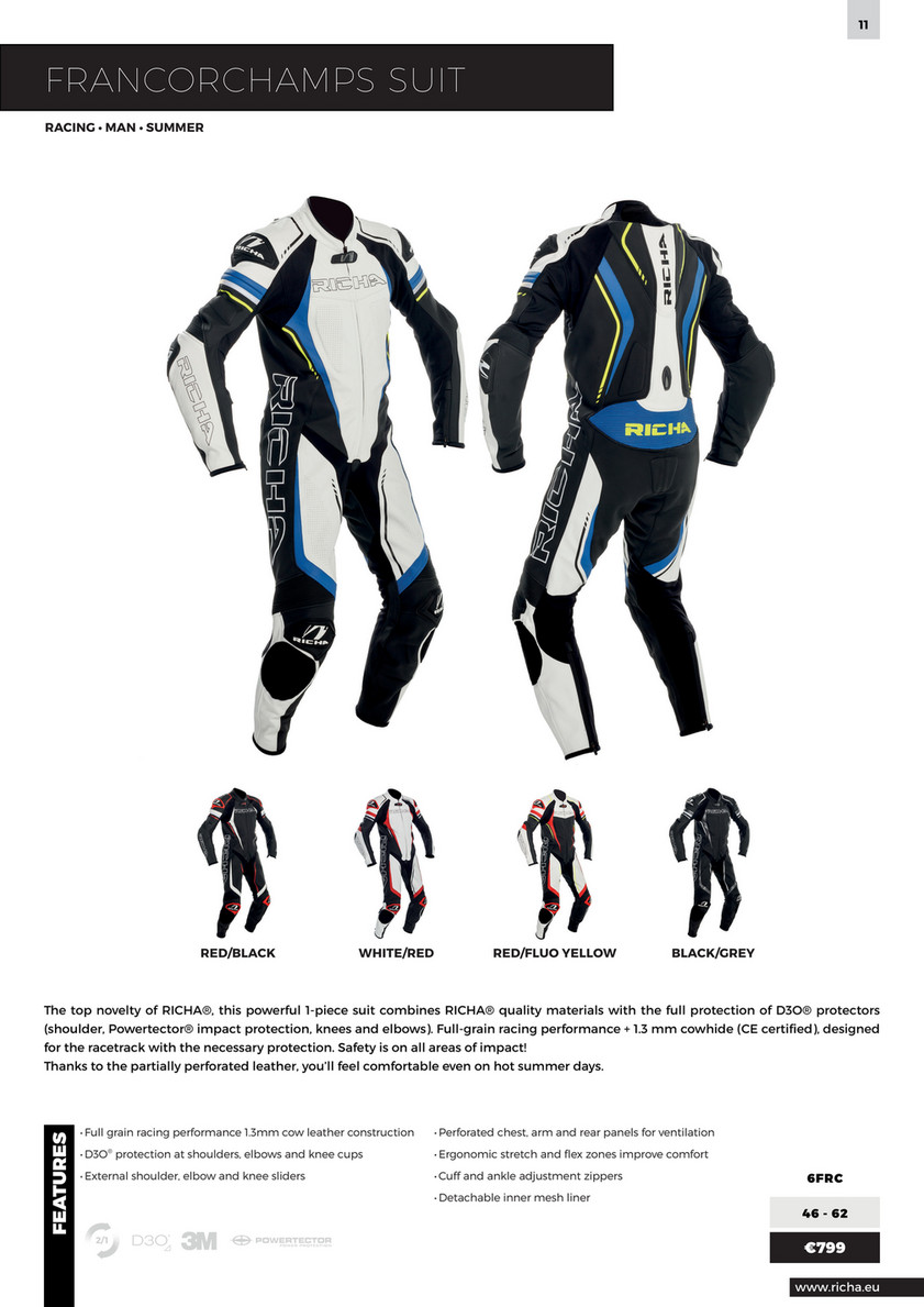 richa francorchamps suit