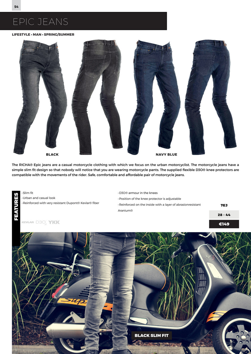 richa urban lifestyle motorcycle jeans