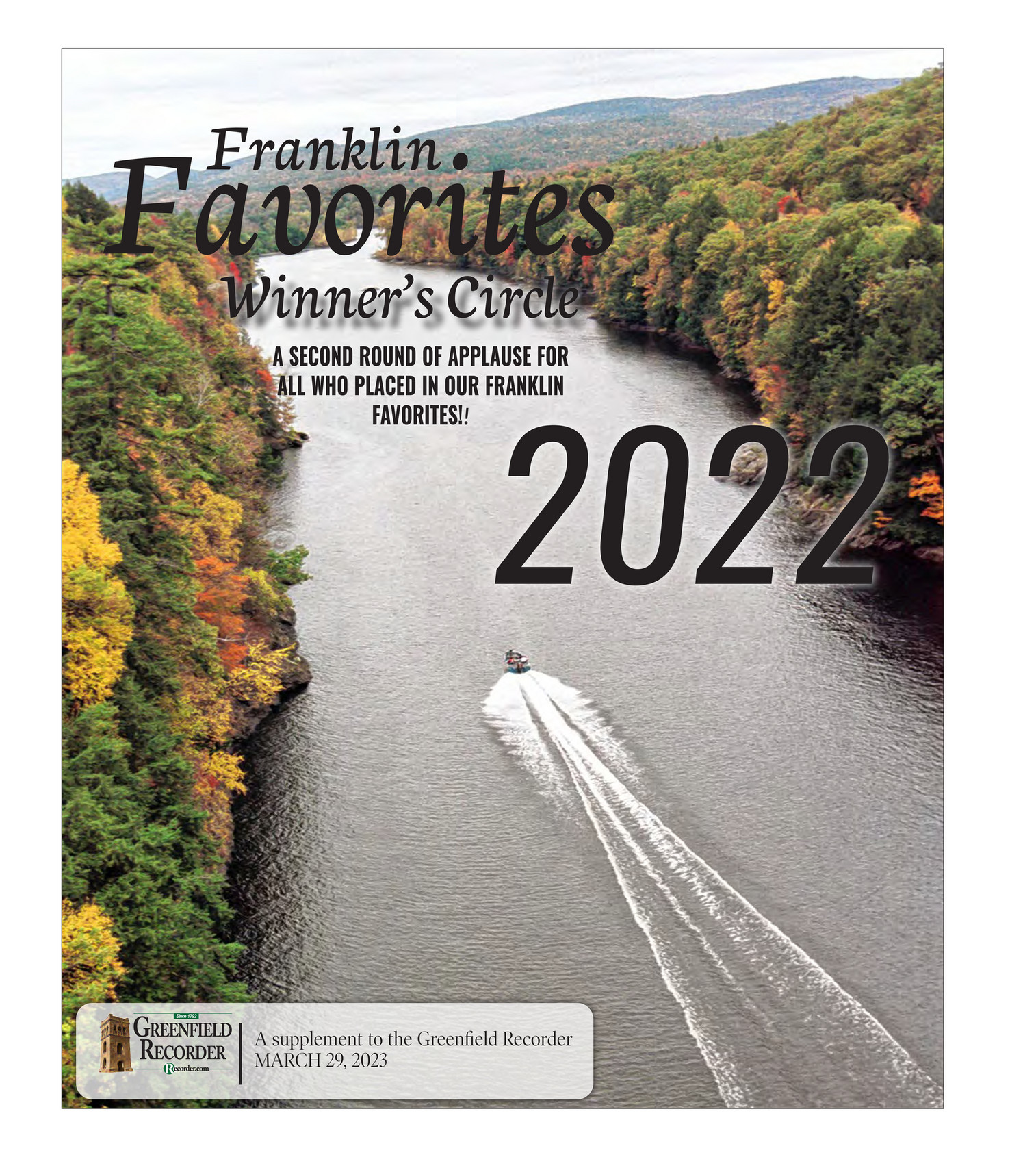 The Recorder Franklin Faves Winner's Circle 2022 Page 1