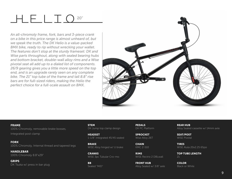 Jagger Co. 2019 DK Bikes Catalogue Page 10 Created with Publitas