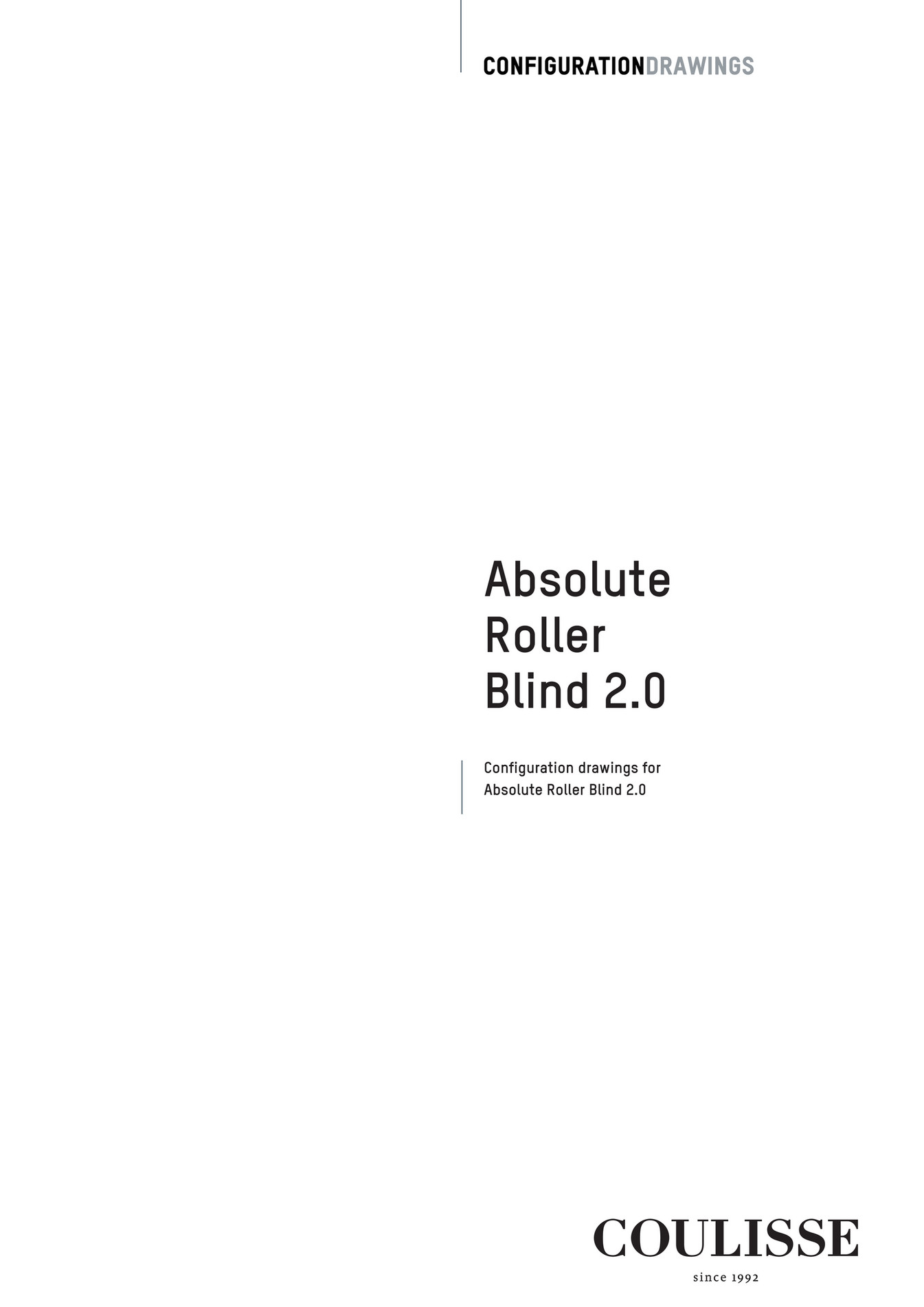 Coulisse configuration drawing for absolute roller blind page 4 5