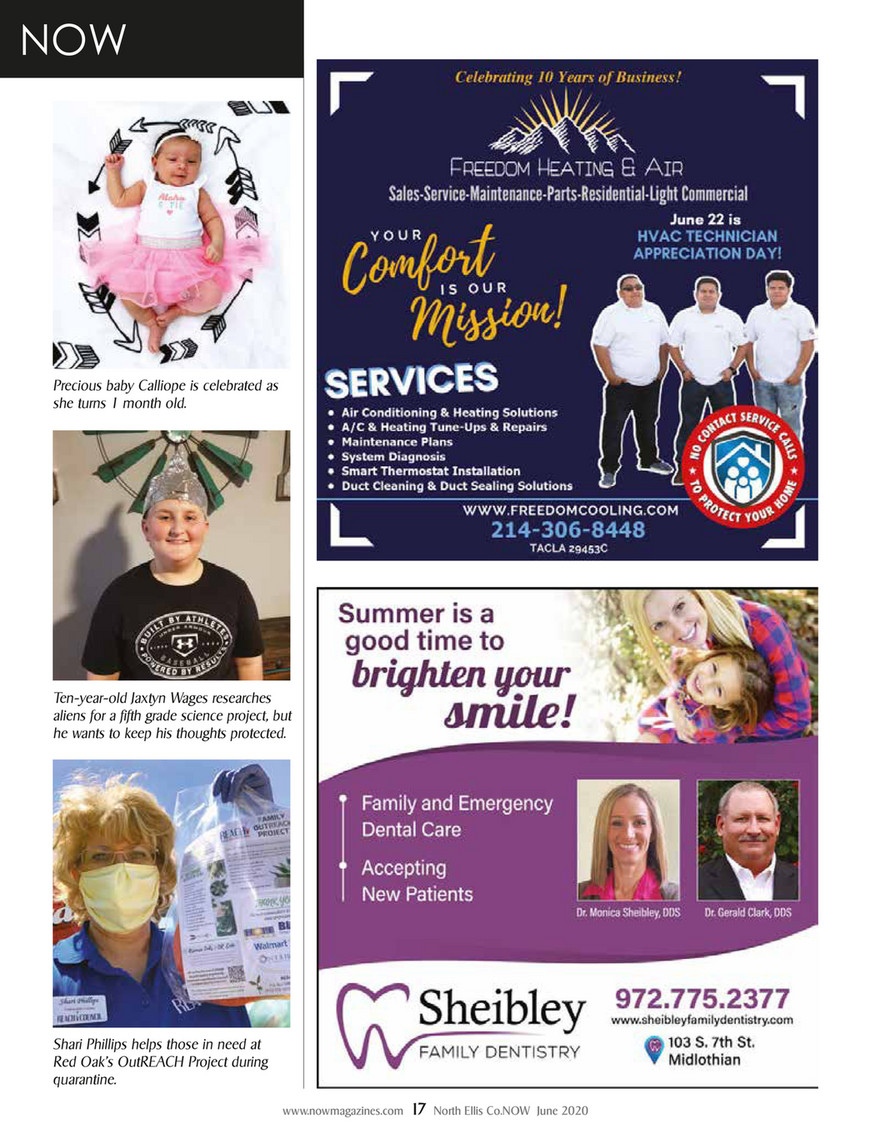 Now Magazines - North Ellis County Now June 2020 - Page 18-19