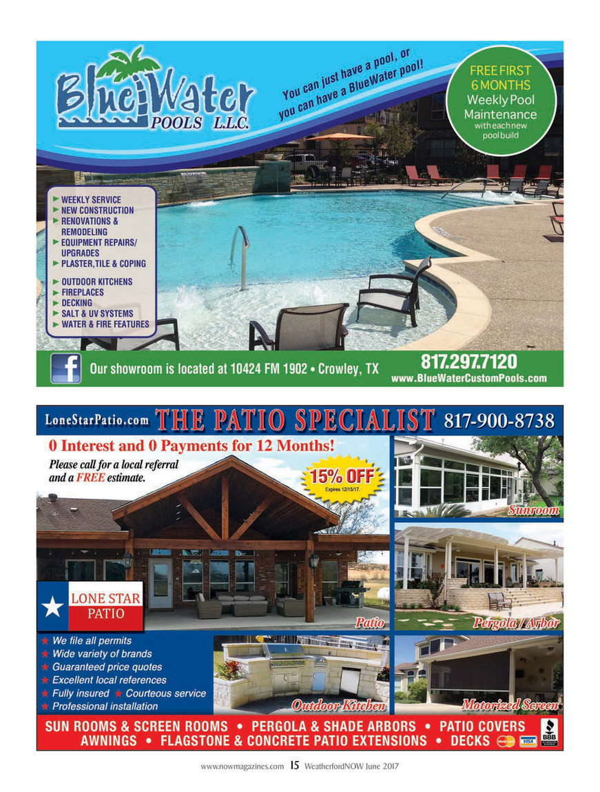 Now Magazines Weatherford Now June 2017 Page 16 17