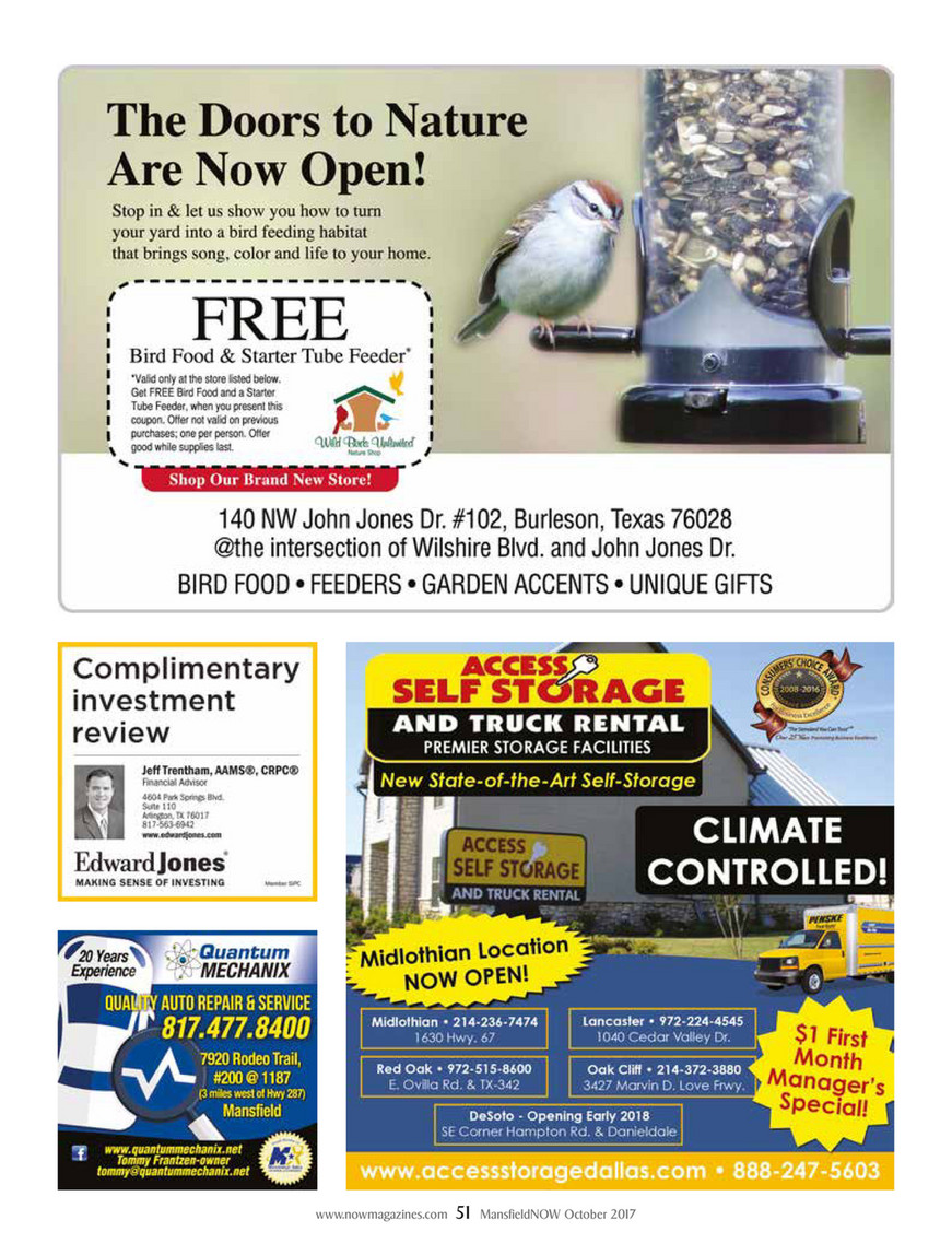Now Magazines Mansfield Now October 2017 Page 52 53