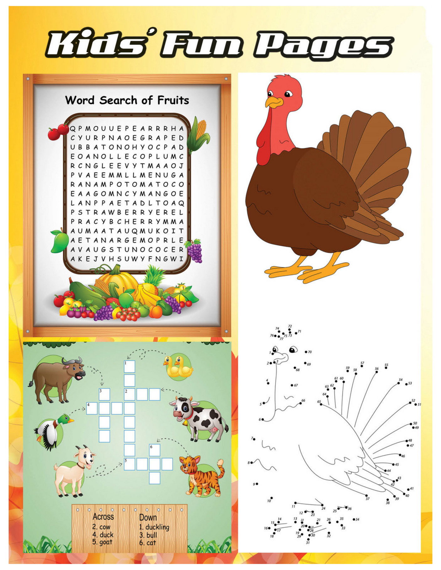Pdf Fun Pages Now Magazines - Kids Fun Pages November 2018 Page 1 - Page 1
