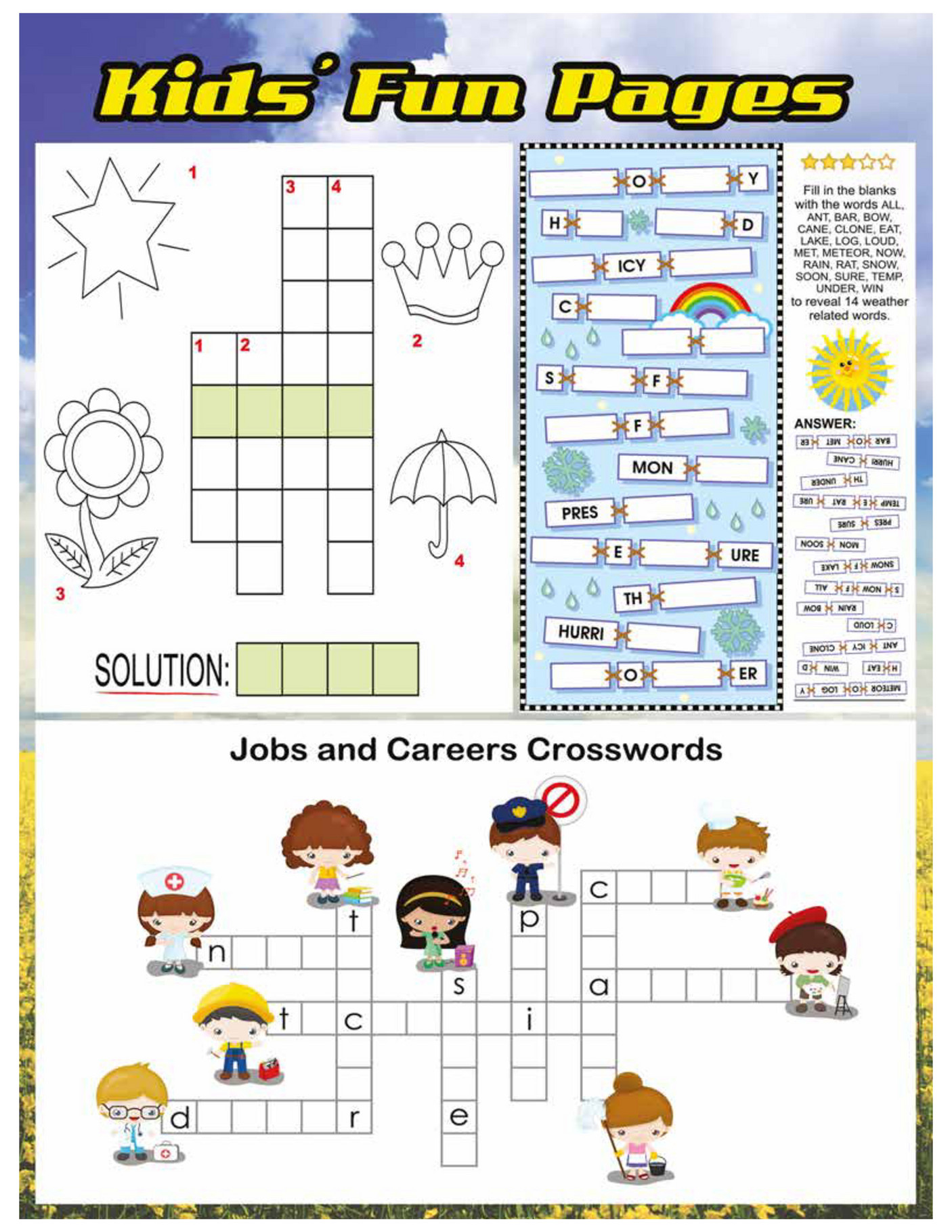 Pdf Fun Pages Now Magazines - Kids Fun pages May 2019 Page 2 - Page 1
