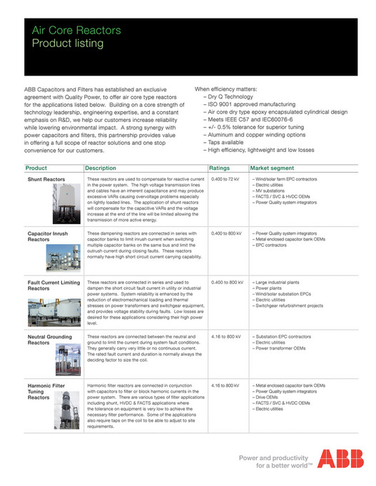 ABB - Quality Power Partnership - Page 1 - Created with Publitas.com