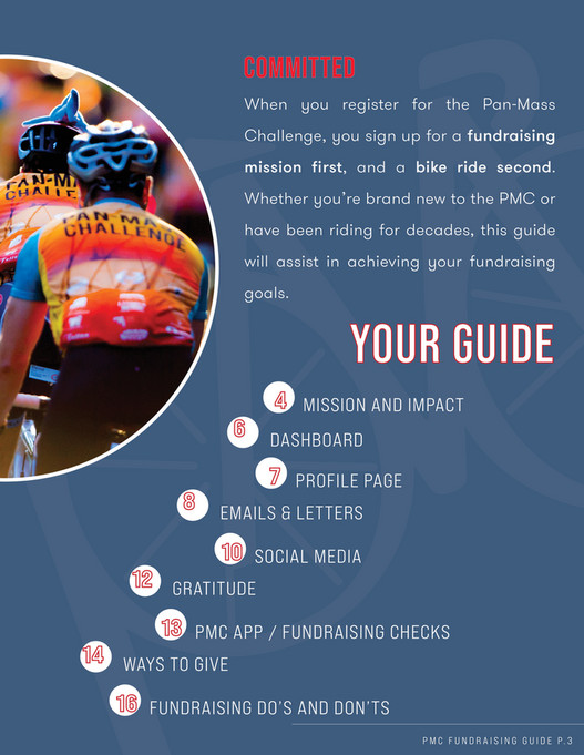 PanMass Challenge PMC Fundraising Guide 2023 Page 23