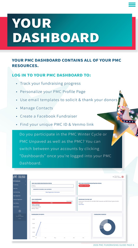 Fundraising Progress Guide Pan-Mass Challenge - PMC Fundraising Guide 2026 - Page 7
