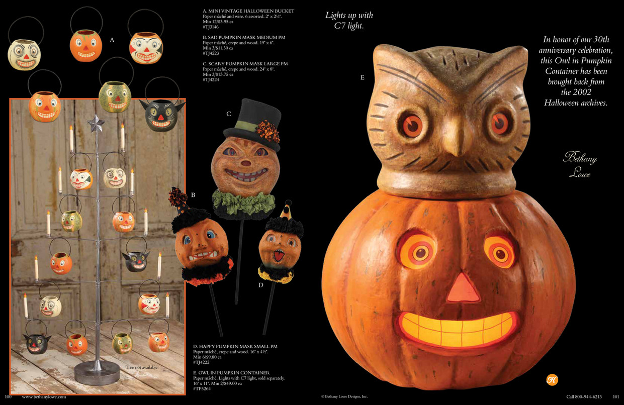 Figurine Halloween Bethany Lowe Hildegarde Avec Panier à Potions - Résine Peinte à La Main - TD4144