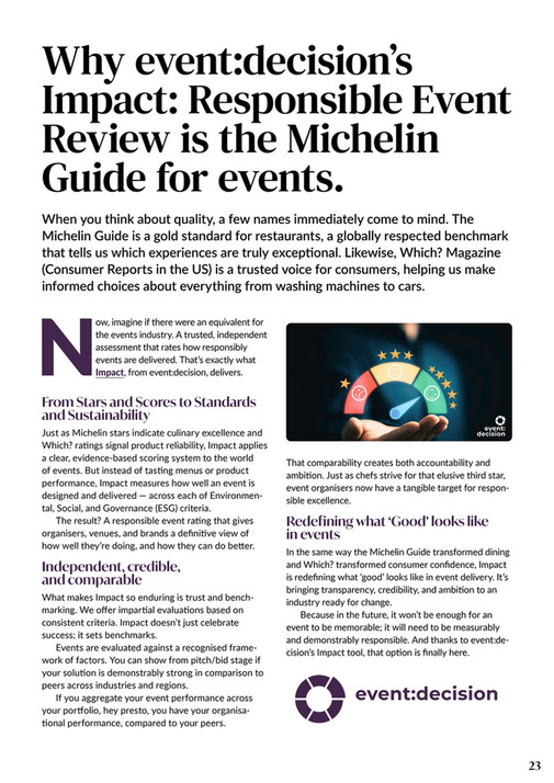 Event Industry News - The Conference & Meetings Guide - 2025 - Page 24-25