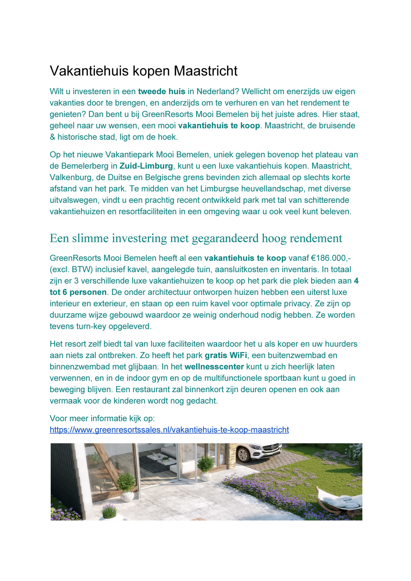 My publications Vakantiehuis te koop Maastricht Page 1 Created