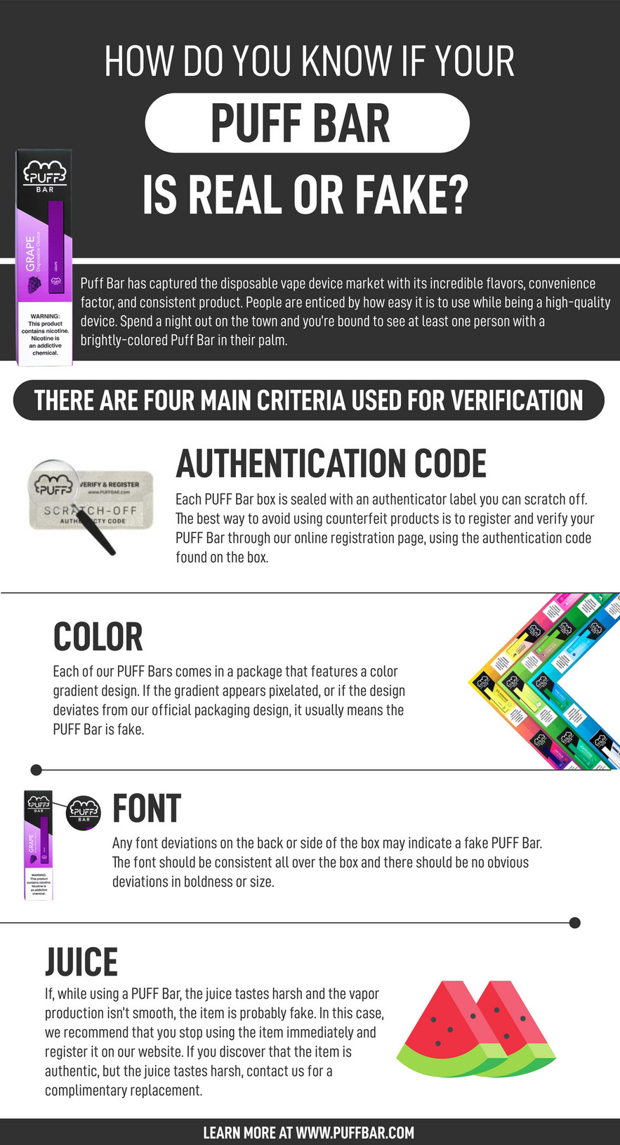 My publications - How do you know if puff bar is real or fake - Page 1 -  Created with Publitas.com