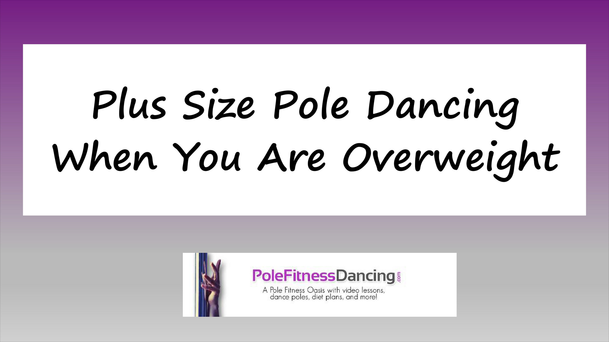 My publications Plus Size Pole Dancing When You Are Overweight Page